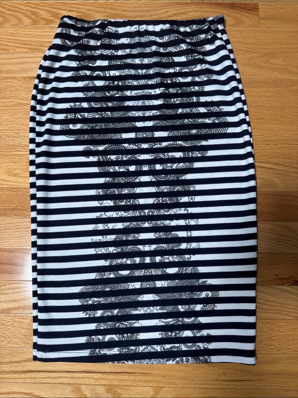 Bobeau Printed Pencil Skirt, Women’s Size Small